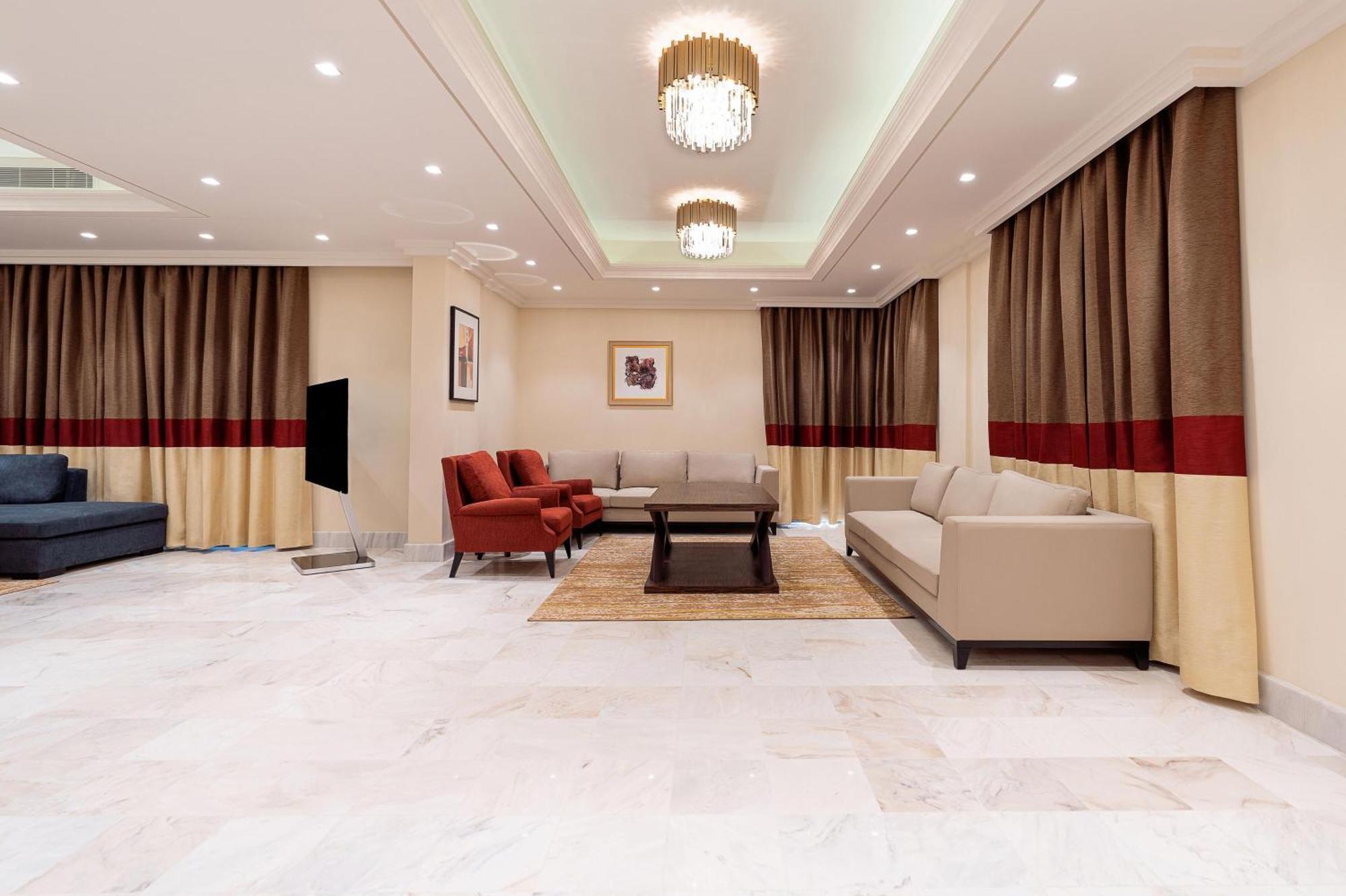 Sheraton Jeddah Hotel - Saudi Brothers Commercial Company Branch Eksteriør bilde A 3D rendering of a living room